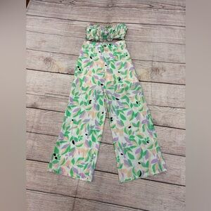 Gianni Bini Leafy Wide-Leg 2 pc pants
